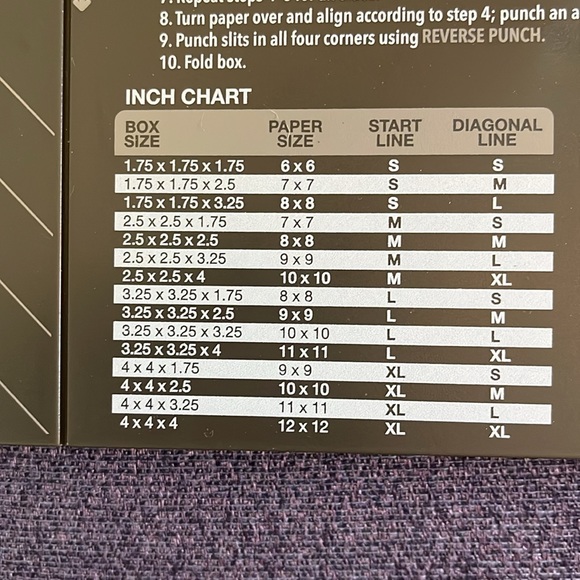 Stampin up gift box punch board - Picture 4 of 5